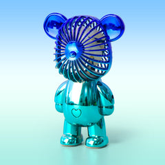Cute Mini USB Cartoon Bear Handheld Portable Fan