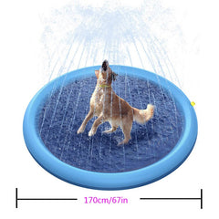 Thickened Pet Water Spray Mat for Outdoor Play