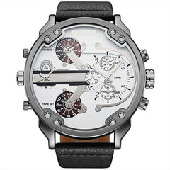 Men's Luxury Double Time Zone Sports Watch