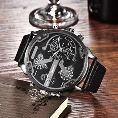 Men's Luxury Double Time Zone Sports Watch