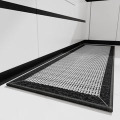 PADOOR Kitchen Mats for Floor Kitchen Rugs Non Slip Washable Rubber Backed Kitchen Runner Super Absorbent Kitchen Floor Mat Sink Rug 20”x32” Black