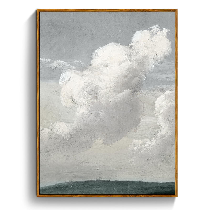 crmotu Framed Canvas Wall Art Room Decor Vintage Landscape Wall Art Prints Sky White Cloud Rustic Farmhouse Wall Decor for Bedroom Bathroom Living Room Nature Scenery Aesthetic Paintings 8