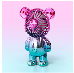 Cute Mini USB Cartoon Bear Handheld Portable Fan