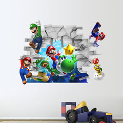 Mario Wall Stickers and Decorative Art Prints