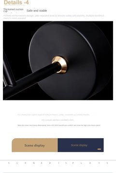 Modern Magpie LED Wall Lamp for Bedroom Decor
