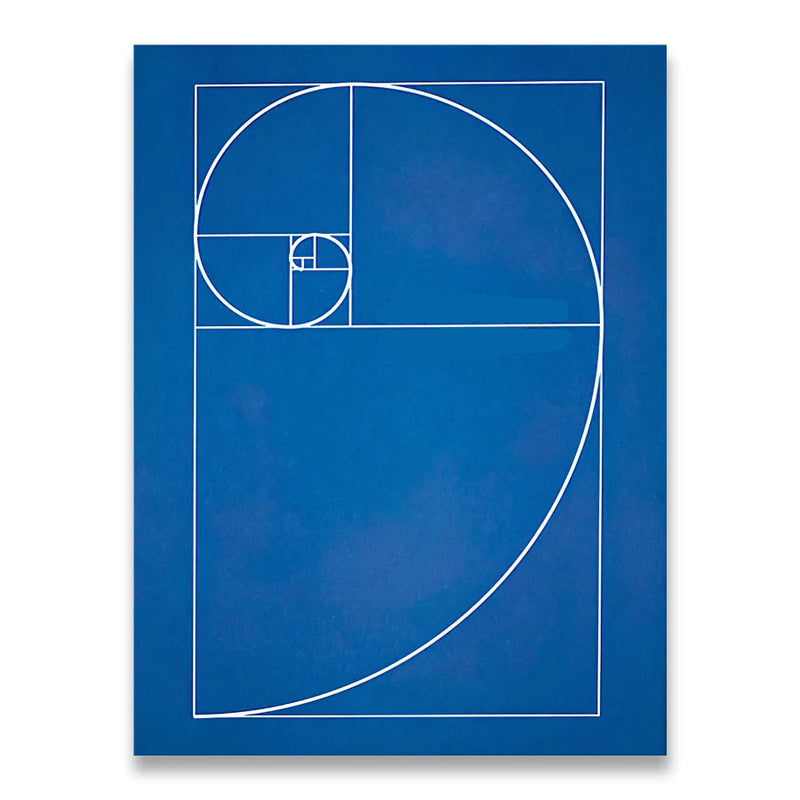 Fibonacci Spiral Wall Art