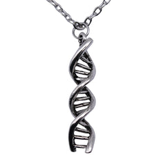 Silver DNA Necklace