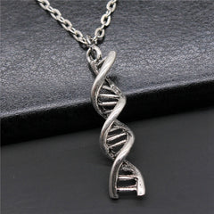 Silver DNA Necklace