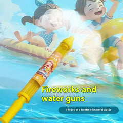 Pull-Out Fireworks Water Gun Toy for Kids