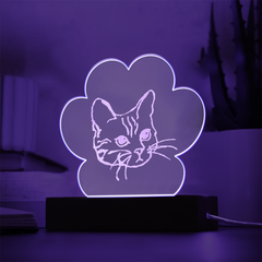 Cat Light-up Plaque