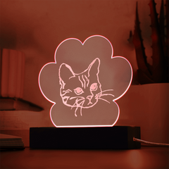 Cat Light-up Plaque
