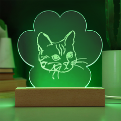 Cat Light-up Plaque