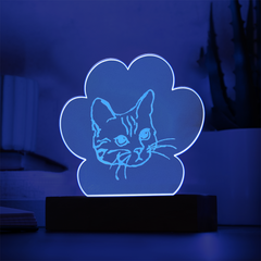 Cat Light-up Plaque