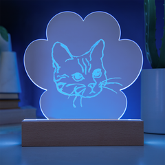 Cat Light-up Plaque