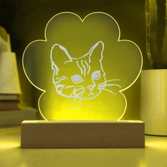 Cat Light-up Plaque
