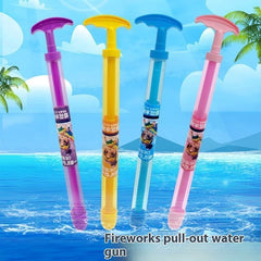 Pull-Out Fireworks Water Gun Toy for Kids
