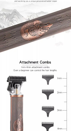 USB Rechargeable Electric Hair Trimmer