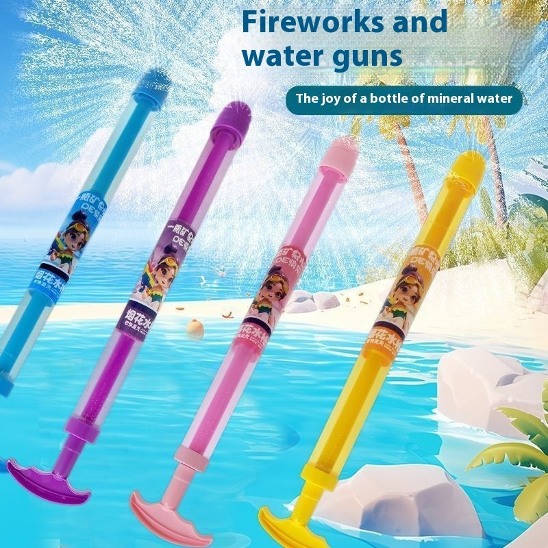Pull-Out Fireworks Water Gun Toy for Kids