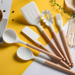 Non-Stick Kitchen Spatula and Spoon Tool Set