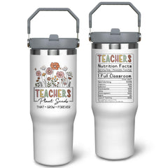 soeufnwhf Teacher Tumbler Cup 30oz Stainless Steel Teacher Travel Coffee Mug Cup Best Teacher Gifts for Women & Teacher Appreciation Gifts for Birthday Appreciation Week Back To School