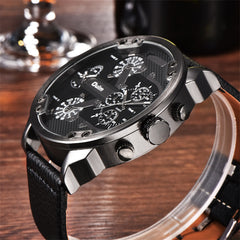 Men's Luxury Double Time Zone Sports Watch
