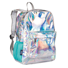 Wildkin 16-Inch Kids Backpack for Boys & Girls Perfect for Elementary School Backpack Features Padded Back & Adjustable Strap Ideal Size for School & Travel Backpacks (Holographic)
