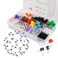 YCHOULEK Molecular Model Kit 444 Pcs Organic Molecular Chemistry Set Atom Element Model Kit for Lessons in Chemistry Molecular Structures Building kit Ochem Science Gift for Teachers and Students