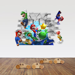 Mario Wall Stickers and Decorative Art Prints