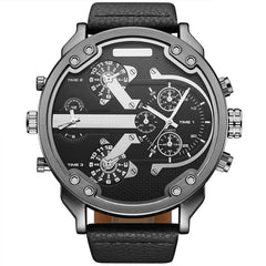 Men's Luxury Double Time Zone Sports Watch